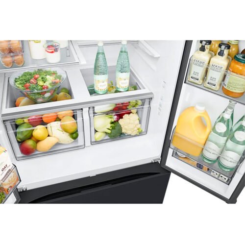 SAMSUNG INVERTER FRENCH Door Refrigerator Dark Grey