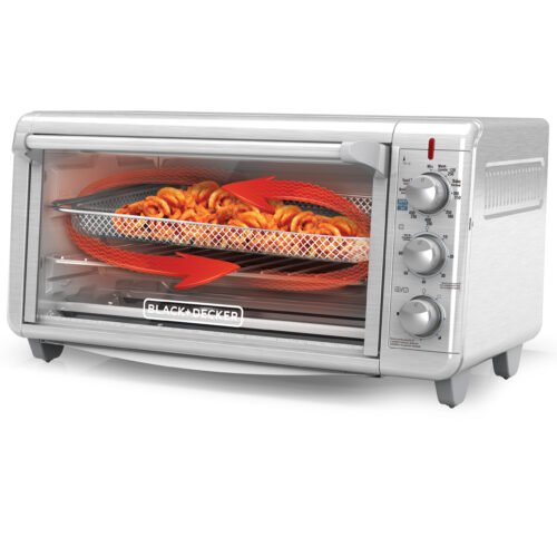 BLACK & DECKER TOASTER OVEN  WITH AIR FRYER  30 LITRE GOOD FAMILY SIZE  SUPERB MACHINE
