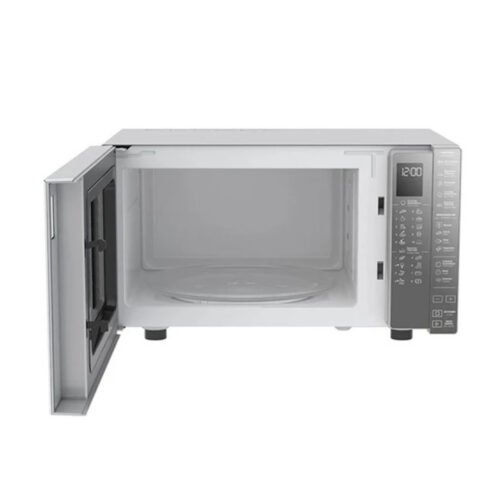 WHIRLPOOL MICROWAVE 1.1 CF Silk STEEL  FAMILY SIZE  HIGH END