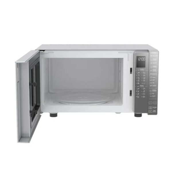 WHIRLPOOL MICROWAVE 1.1 CF Silk STEEL  FAMILY SIZE  HIGH END