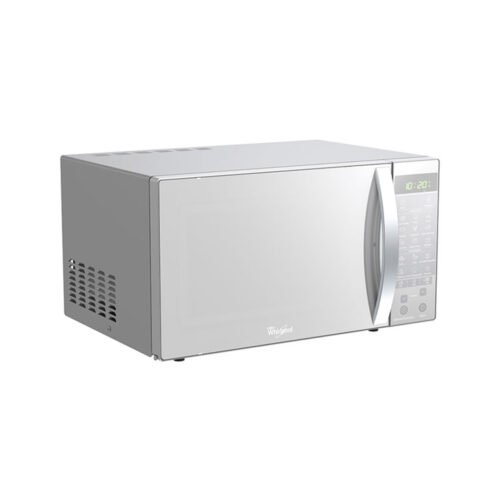 WHIRLPOOL MICROWAVE 1.1 CF HANDLE SILK STEEL  FAMILY SIZE