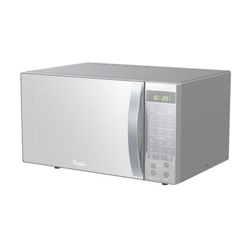 WHIRLPOOL MICROWAVE 1.1 CF HANDLE SILK STEEL  FAMILY SIZE