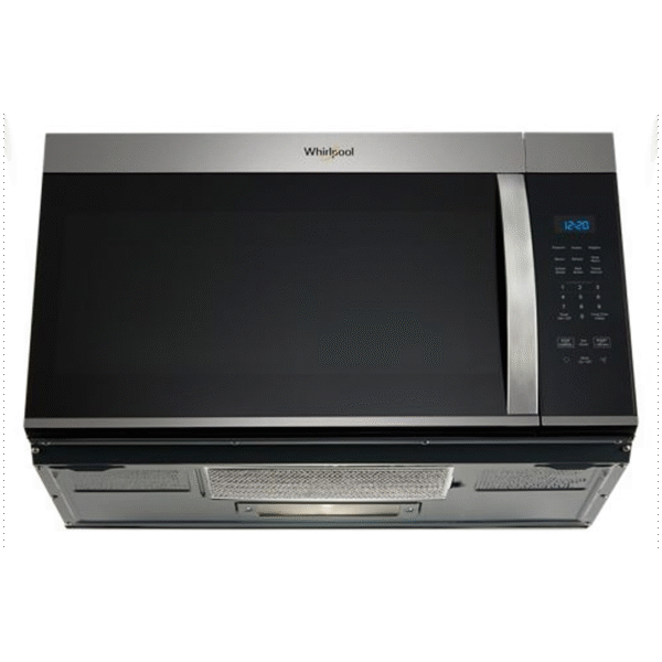 WHIRLPOOL MICROWAVE 1.7 CF S/STEEL OVER THE RANGE + FINGERPRINT RESISTANT