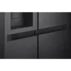 LG 24 CB  INVERTER / 4 DOOR WATER DISP  INOK BLK STL HIGH PROFILE  ETTER THAN RS27