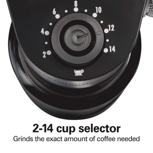HAMILTON BEACH COFFEE GRINDER  14 CUP  AUTO OFF LARGE BEAN