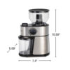 HAMILTON BEACH COFFEE GRINDER  14 CUP  AUTO OFF LARGE BEAN