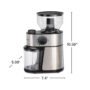 HAMILTON BEACH COFFEE GRINDER  14 CUP  AUTO OFF LARGE BEAN