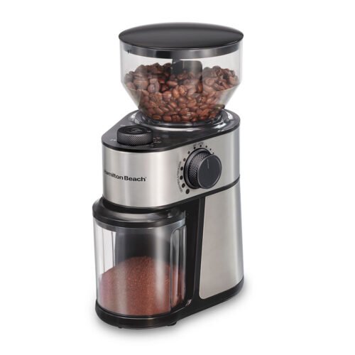 HAMILTON BEACH COFFEE GRINDER  14 CUP  AUTO OFF LARGE BEAN