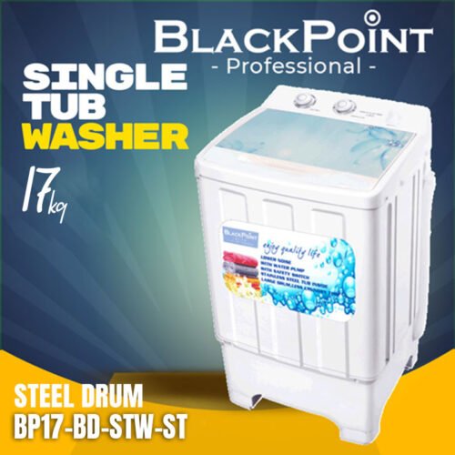 BLACKPOINT 17 KG  SINGLE TUB  BLUE DIAMOND  ISHTEEL DRUM