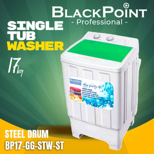 BLACKPOINT 17 KG SINGLE TUB GREEN GOBLIN ISHTEEL DRUM