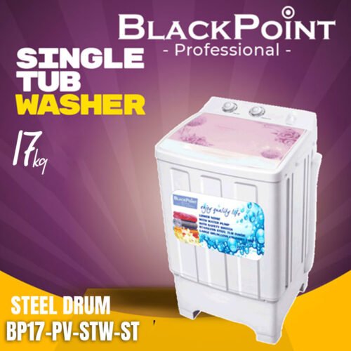 BLACKPOINT 17 KG SINGLE TUB PURPLE VELVET ISHTEEL DRUM