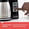 BLACK & DECKER COFFEE MAKER 12 CUP THERMAL PROGRAM  BEST OF BEST USED BY RONALDO & MESSI