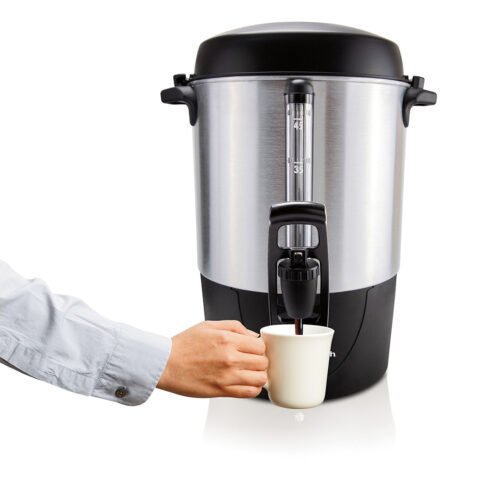 HAMILTON BEACH 45 CUP COFFEE URN FAST BREWING