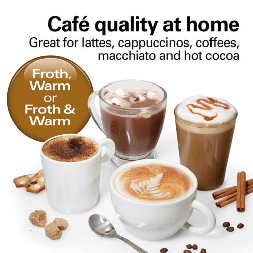 HAMILTON BEACH MILK FROTHER 5 OZ / 10 OZ  CORD FREE