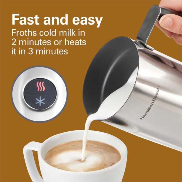HAMILTON BEACH MILK FROTHER 5 OZ / 10 OZ  CORD FREE