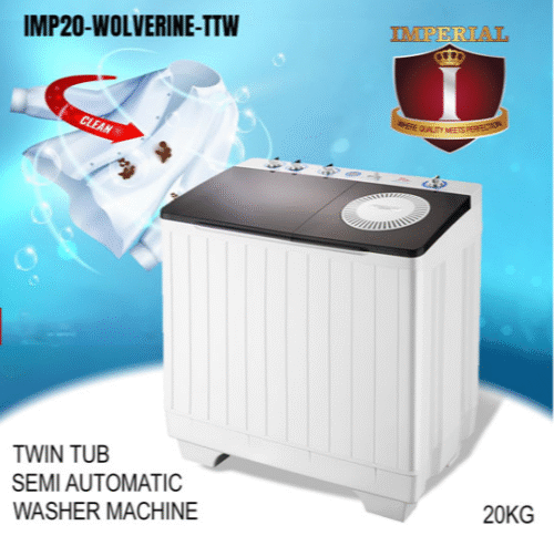 IMP20-WOLVERINE-TTW-v2 IMPERIAL WASHER TWIN TUB 20 KG GIANT WOLVERINE