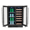 IMPERIAL TWIN SHOWCASE  MERLOT & MIMOSA COOLER & WINE CHILLER  INNOVATION UNLIMITED