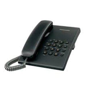 PANASONIC CHORDED HOME PHONE VERY CLEAR BLACK