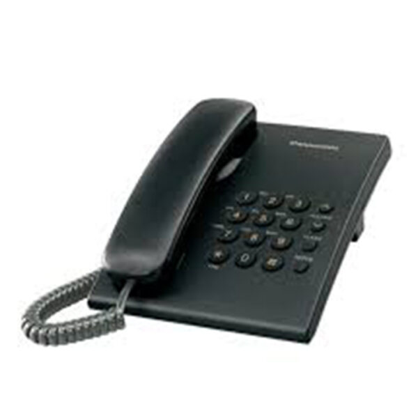 PANASONIC CHORDED HOME PHONE VERY CLEAR BLACK