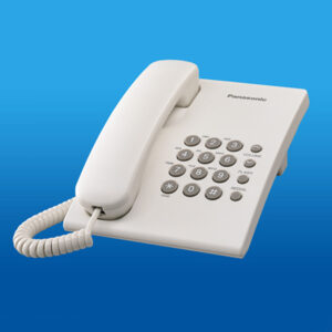 PANASONIC CHORDED HOME PHONE  VERY CLEAR  WHITE