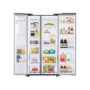 SAMSUNG SIDE BY SIDE STAINLESS STEEL REFRIGERATOR 22 CU.FT WITH FAMILY HUB