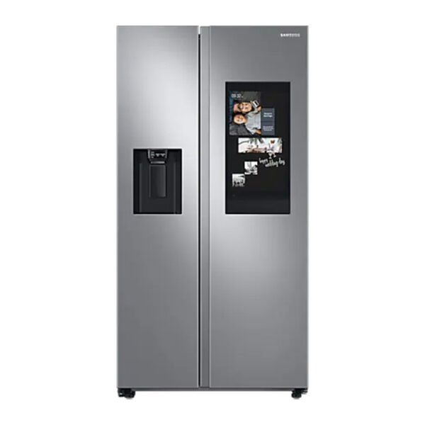 RS22A5561S9 SAMSUNG SIDE BY SIDE STAINLESS STEEL REFRIGERATOR 22 CU.FT WITH FAMILY HUB