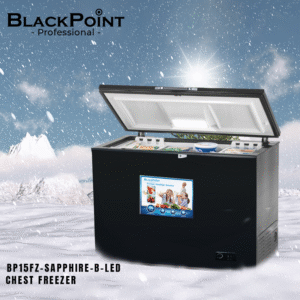 BLACKPOINT FREEZER SAPPHIRE CUT STRONGER COMPRESSOR  BLACK