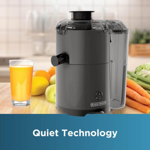 Black & Decker Fruits & Vegetable Juice Extractor  57oz  Stainless Steel