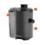 Black & Decker Fruits & Vegetable Juice Extractor  57oz  Stainless Steel