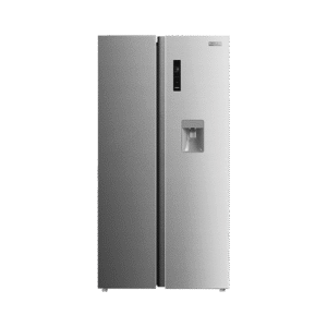 BLACKPOINT FRIDGE MATURE SIDE BY SIDE STEEL INVERTER WATER DISP