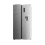 BLACKPOINT FRIDGE MATURE SIDE BY SIDE STEEL INVERTER WATER DISP