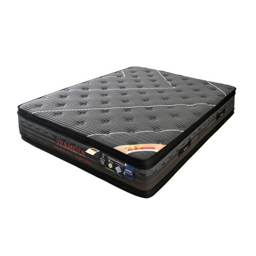 CARIBBEAN STAMINA EUROTOP QUEEN KNITTED FABRIC & TEFFLON SPRING AND MORE PADDING ROLLES ROYCE OF MATRESS