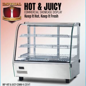 IMPERIAL HOT & JUICY HEAT MACHINE BEST WARMER IN NORTH AMERICA 50HZ 220 VT COMMERCIAL
