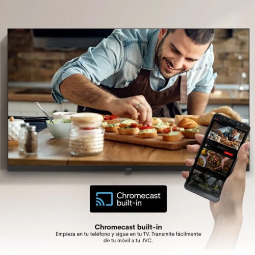 JVC 32" google TV BILLUTOOTH & VOICE ACTIVATED & NETFLIX