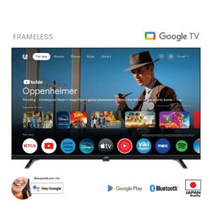 JVC 50" google tv BILLUTOOTH & VOICE ACTIVATED & NETFLIX
