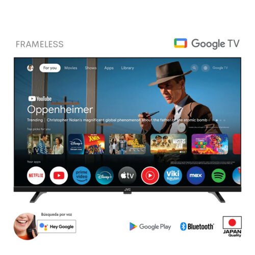 JVC 32" google TV BILLUTOOTH & VOICE ACTIVATED & NETFLIX