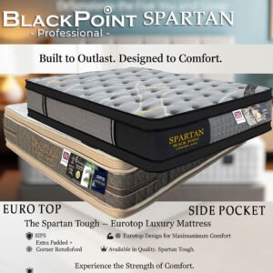 BLACKPOINT KING SIPS EXTRA PADDED CORNER REENFORCED SPARTAN TOUGH Eurotop