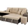 IMPERIAL L SPAPED SOFA BED VIENNA WITH TWO BENCHES & TWO TONE & STORAGE AND CUP HOLDER INTRODUCTRY OFFER