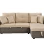 IMPERIAL L SPAPED SOFA BED VIENNA WITH TWO BENCHES & TWO TONE & STORAGE AND CUP HOLDER INTRODUCTRY OFFER