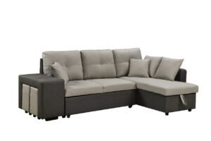 IMPERIAL L SPAPED SOFA BED VIENNA WITH TWO BENCHES & TWO TONE & STORAGE AND CUP HOLDER INTRODUCTRY OFFER