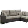 IMPERIAL L SPAPED SOFA BED VIENNA WITH TWO BENCHES & TWO TONE & STORAGE AND CUP HOLDER INTRODUCTRY OFFER