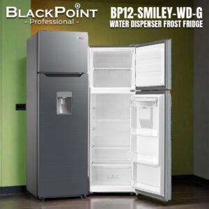 BLACKPOINT FRIDGE FROST WATER DISP SMILEY  Silk Steel