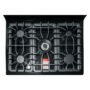 BLACKPOINT ITALIANO STOVE 5 BUR 30" GE TYPE SUPER HEAVY DUTY WITH BROILER & DOUBLE OVEN SAFETY