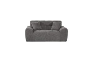 IMPERIAL EMPRESS GREY CLR 2 SEATER POCKET SPRINGG FOAM SOFA