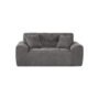 IMPERIAL EMPRESS GREY CLR 2 SEATER POCKET SPRINGG FOAM SOFA