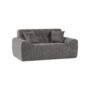 IMPERIAL EMPRESS GREY CLR 2 SEATER POCKET SPRINGG FOAM SOFA