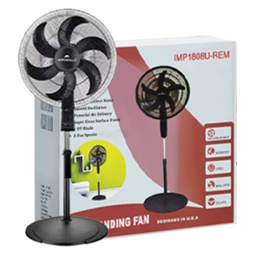 IMPERIAL 18" FAT FAN 100% COPPER MOTOR & 50HZ WITH NIGHTLIGHT ULTRA QUIET POWERFUL